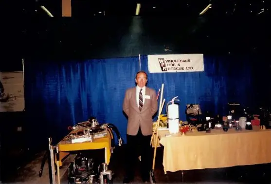 Jack Bell at trade show