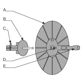 Scotty Hose Winder Diagram