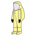 Hazmat Training Suit - Fully Encapsulating- Kappler PVC