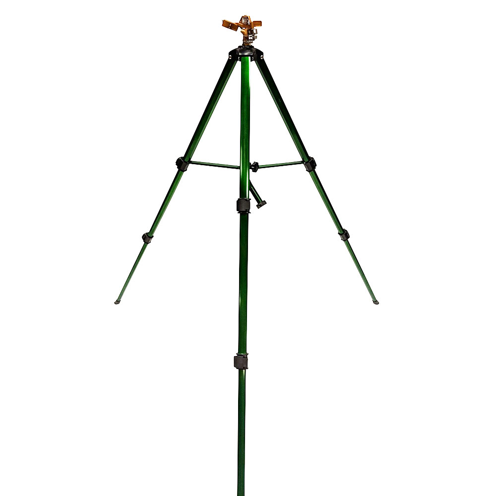 Sprinkler on Telescopic Tripod - fully extended