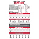 True North Womens Wildland Brush Pants Sizing Sheet