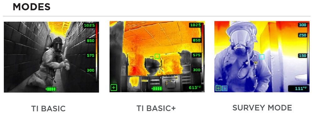 Seek AttackPRO+ (NFPA w/ Survey Mode) - Thermal Imager Modes