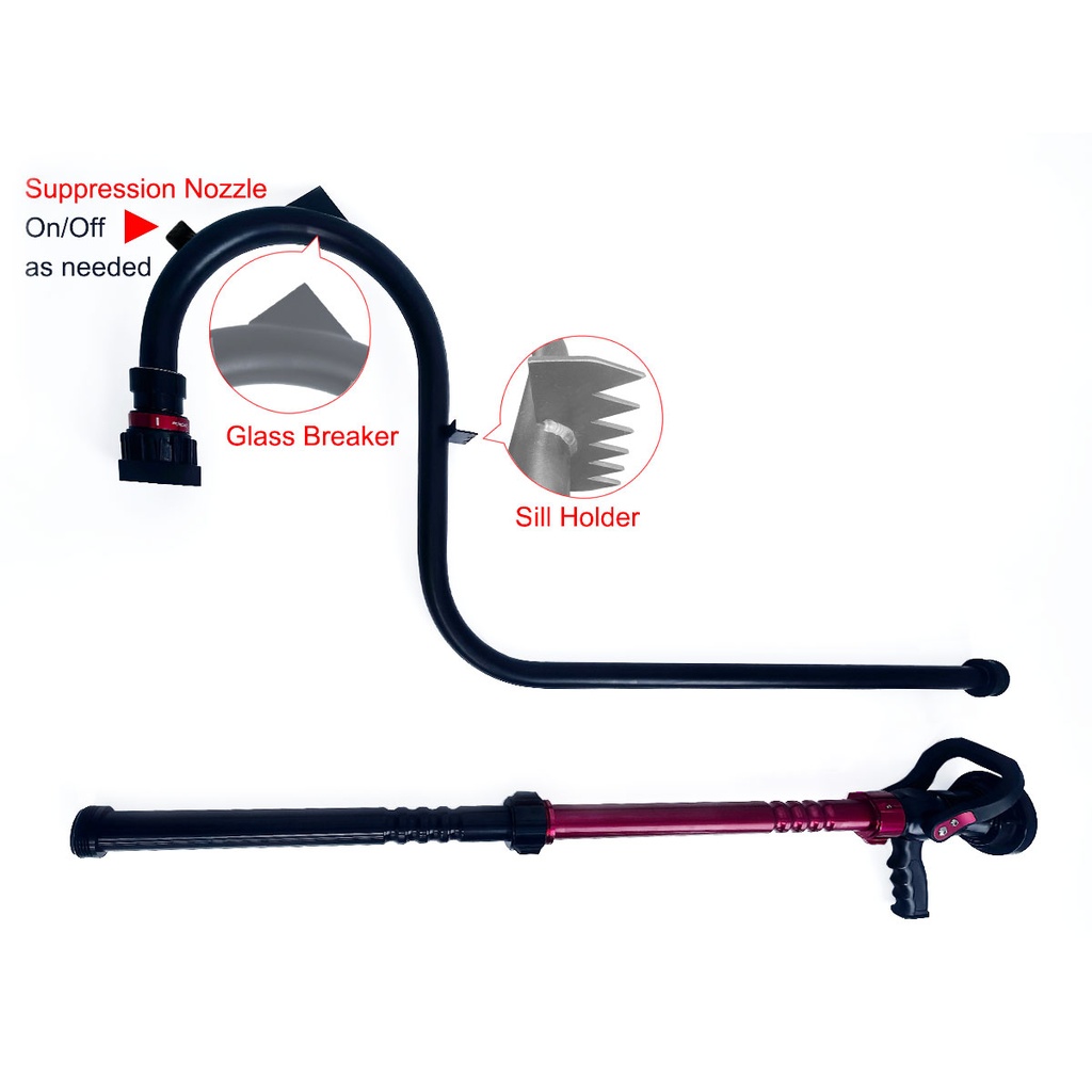 Frontier - Hydraulic Ventilation & Fire Suppression Nozzle - 38mm NPSH Female Inlet