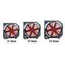 SuperVac Valor V-MAX Battery Powered PPV Fan 