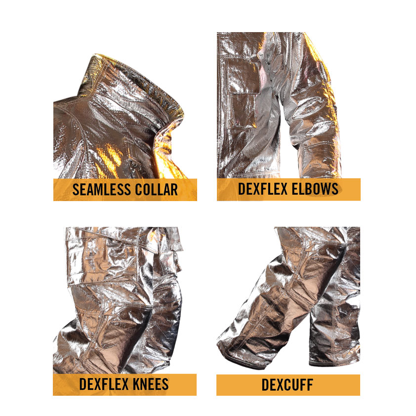 Fire-Dex Aluminized Proximity Gear Features