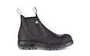 BOBCAT Work CSA Leather Boots - Steel-Toe Black with Scuff Cap