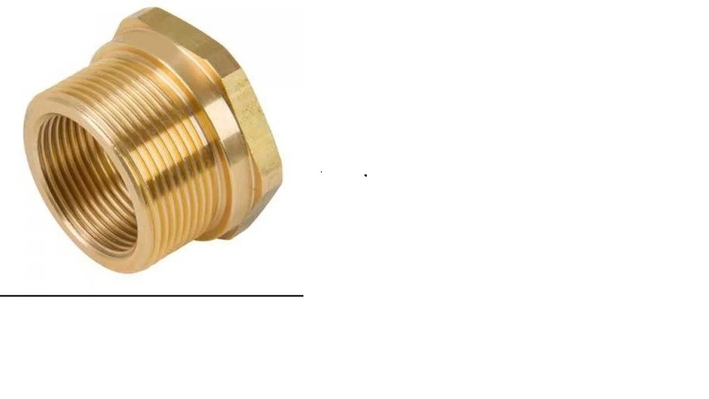 Brass Adapter 50mm (2") female NPT x 50mm (2") male NPSH