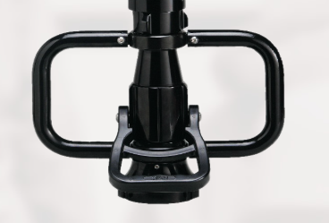 Shutoff only - 65mm (BAT) inlet x 38mm (NPSH) Playpipe with shutoff  with double handles used on large flow handline nozzles Frontier