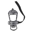 Ice Cleats -Elasticized Ice Gripper size large, 10 cleats, sold in pairs, black Frontier for fire boots size 6 to 8. Fits small fire boots or street boots.