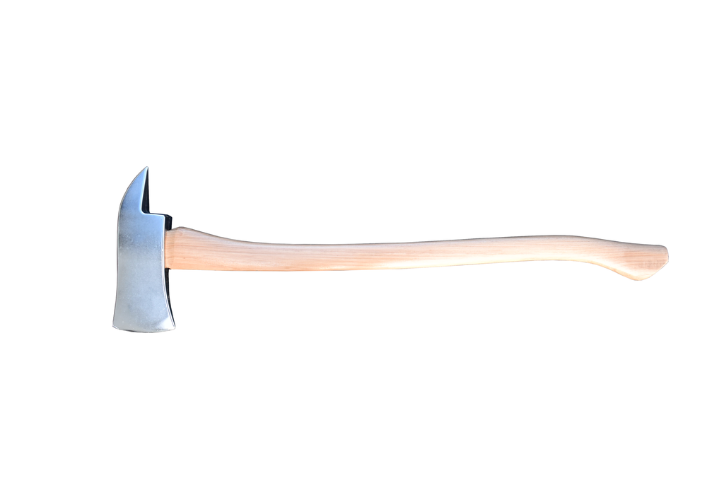 Chrome Parade Fire Axe, 2.5 lbs.  lightweight aluminum with hickory handle. *Not For Cutting
