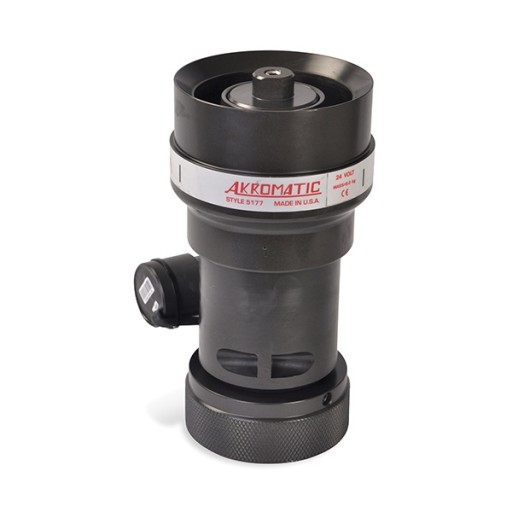 Akron 5177 Akromatic 1250gpm Electric Master Stream Nozzle - 65mm (2.5") BAT