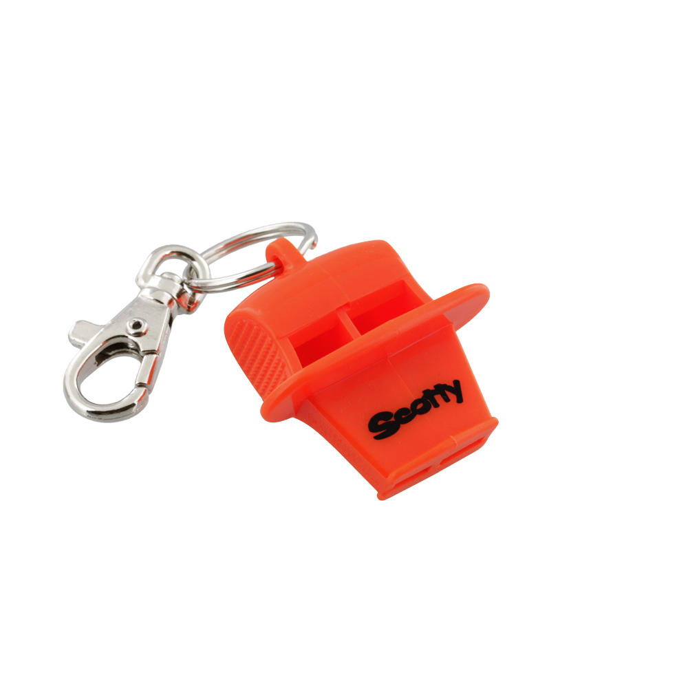 Scotty #1 Lifesaver Whistle w/ metal snap