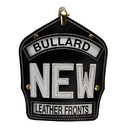 Leather Front - Add Custom Decal Logo to 100mm (4in), 125mm (5in) or 150mm (6in) fronts