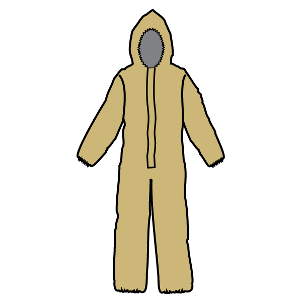 Hazmat Suit Level B Coverall - Kappler Zytron 300