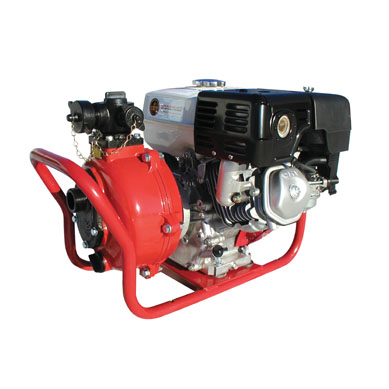 Fire Pump 9hp HP - Twin Impeller, manual start, 4-stroke