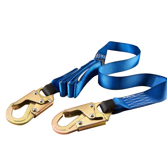 Single Leg Shock Absorbing Lanyard - 6 Foot