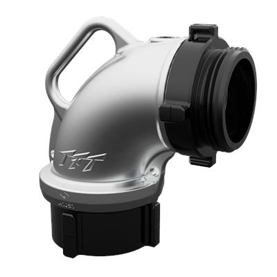 Elbow 90 degree - 100mm (4") NHT Female Swivel x 100mm (4") NHT Male  Solid (Rocker Lug)