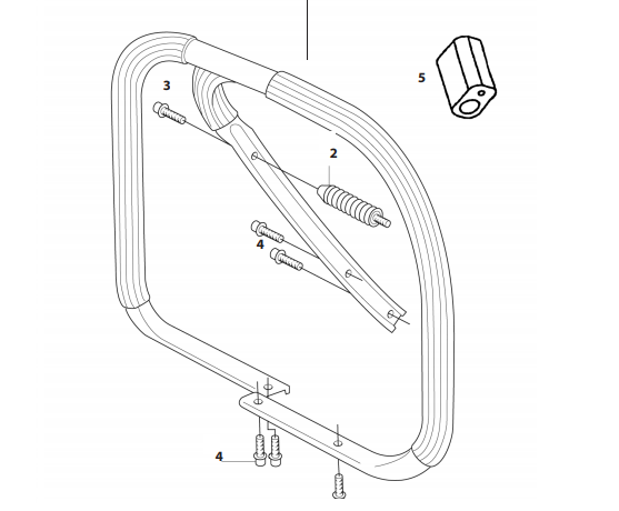 Cutters Edge 2172 Model -  Handle Assembly