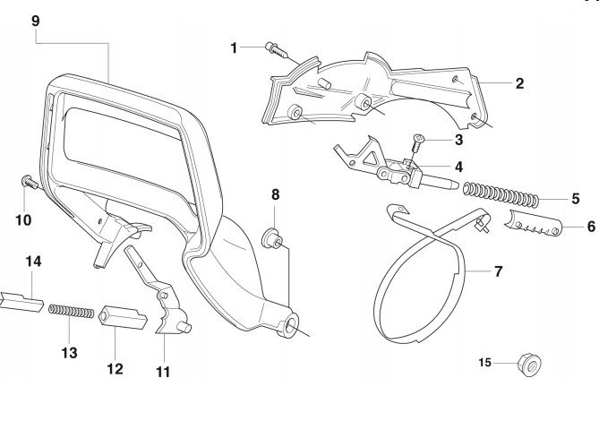 Cutters Edge 2188 Model - Chain Brake / Front Handle