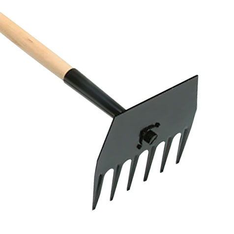 McLeod Tool 9" wide / Rake (Wood 48" Handle) Mercedes