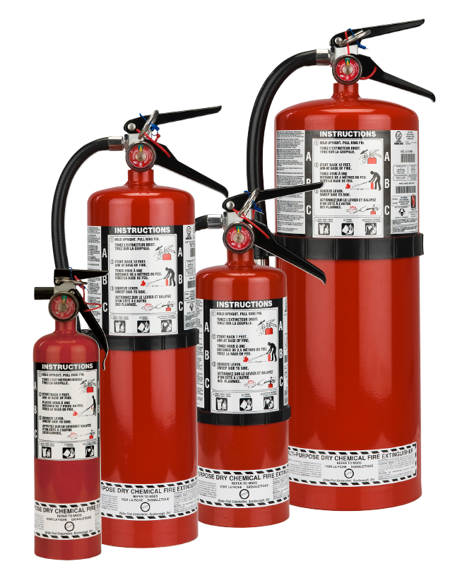 ABC Dry Chemical Fire Extinguisher with Bracket