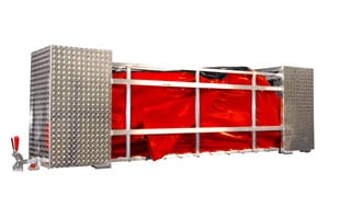 PTR-3000AL - 3000 Gallon Portable Tank Rack Aluminum (164"x12"x32")