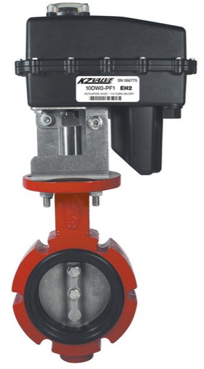 KZCO 3" Cast Iron Butterfly Valve