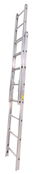 Two (2) Section Extension Ladder - 2-3/4" Rail, 12ft (Series 1000-A) - Duo Safety