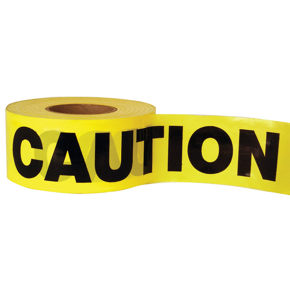 Barricade Tape - CAUTION - Yellow