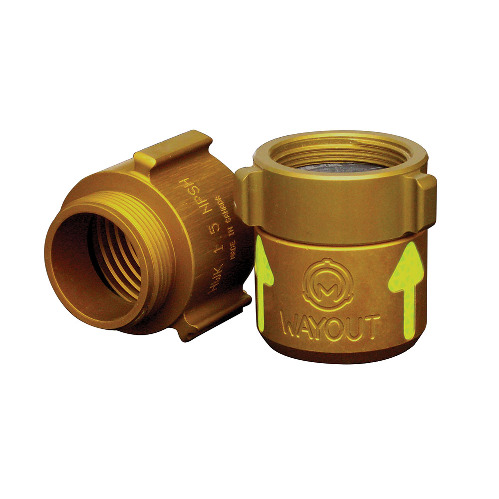 Gold Anodized Wayout Coupling Upgrade