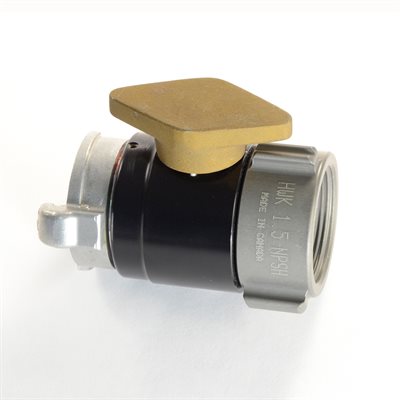 Forestry Shut-Off Valve 1.5" NPSH Female x 1.5" QC - Mercedes