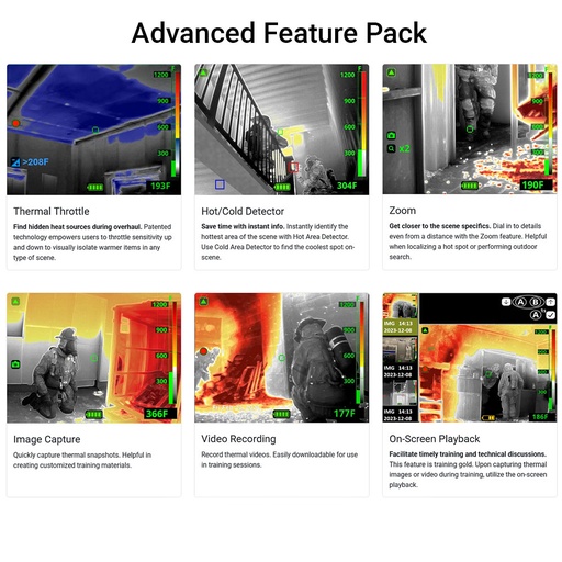 Bullard XT Series Options (Feature Pack Advanced w Thermal Throttle, HAD, CAD, Zoom, Recording, Image Capture, On-screen Playback (w DXT, QXT Pro, NXT Pro))