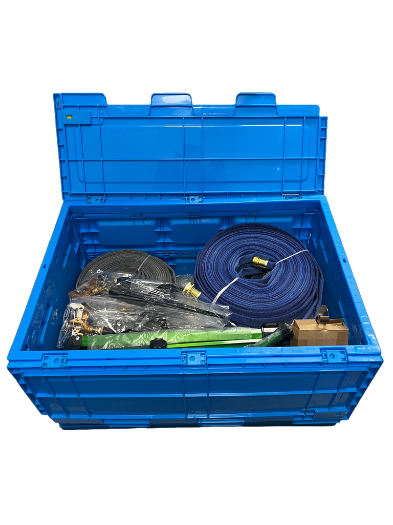 Collapsible Storage Container for sprinkler kit