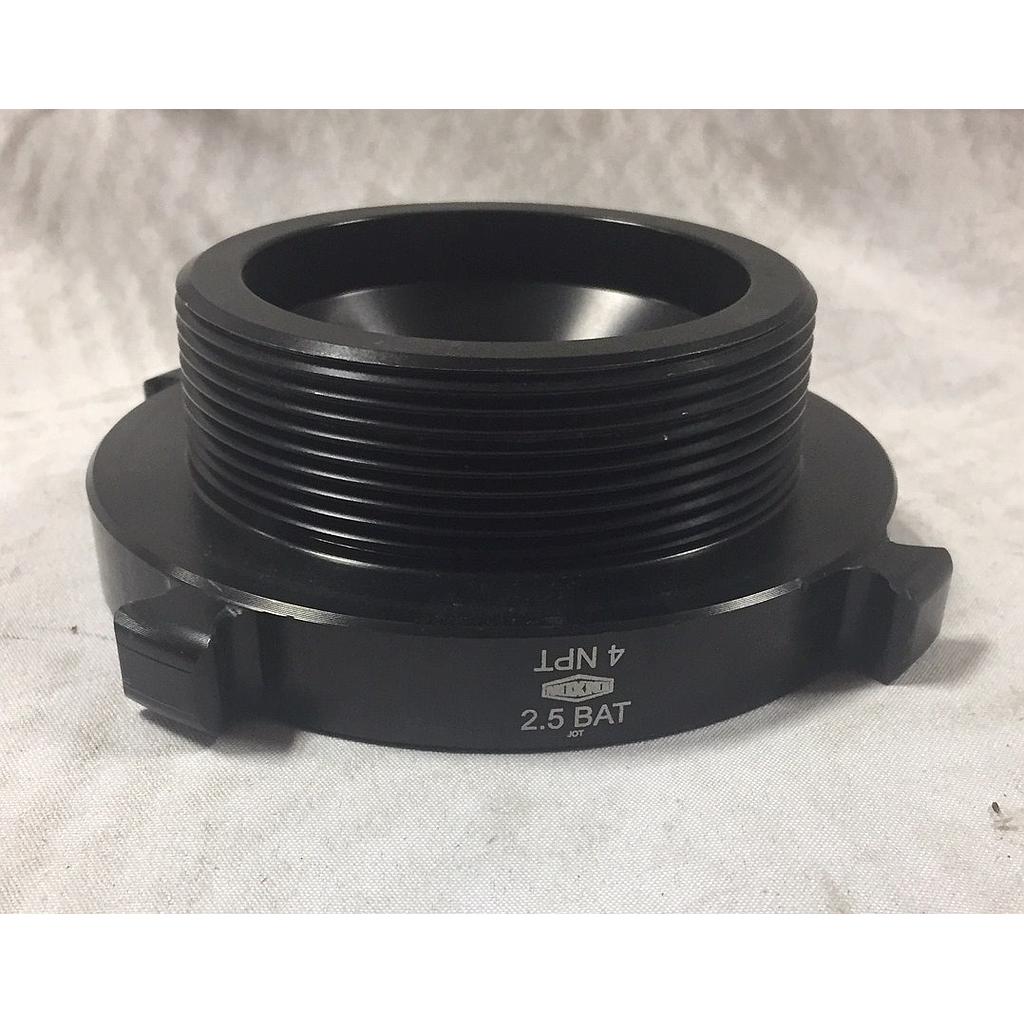 Female Solid x Male Adapter (Female BAT x 4'' NPT)