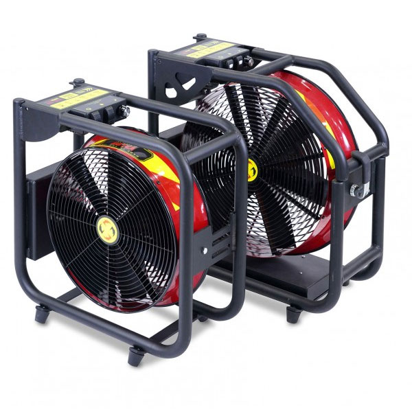 *DEMO* SuperVac Valor 18" Battery Powered PPV Fan w/ Shore Power, No Batteries, No Chargers (uses Milwaukee) *DEMO*