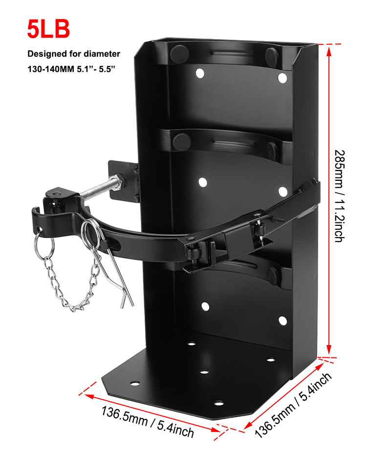 Adjustable Extinguisher Vehicle Bracket - Frontier