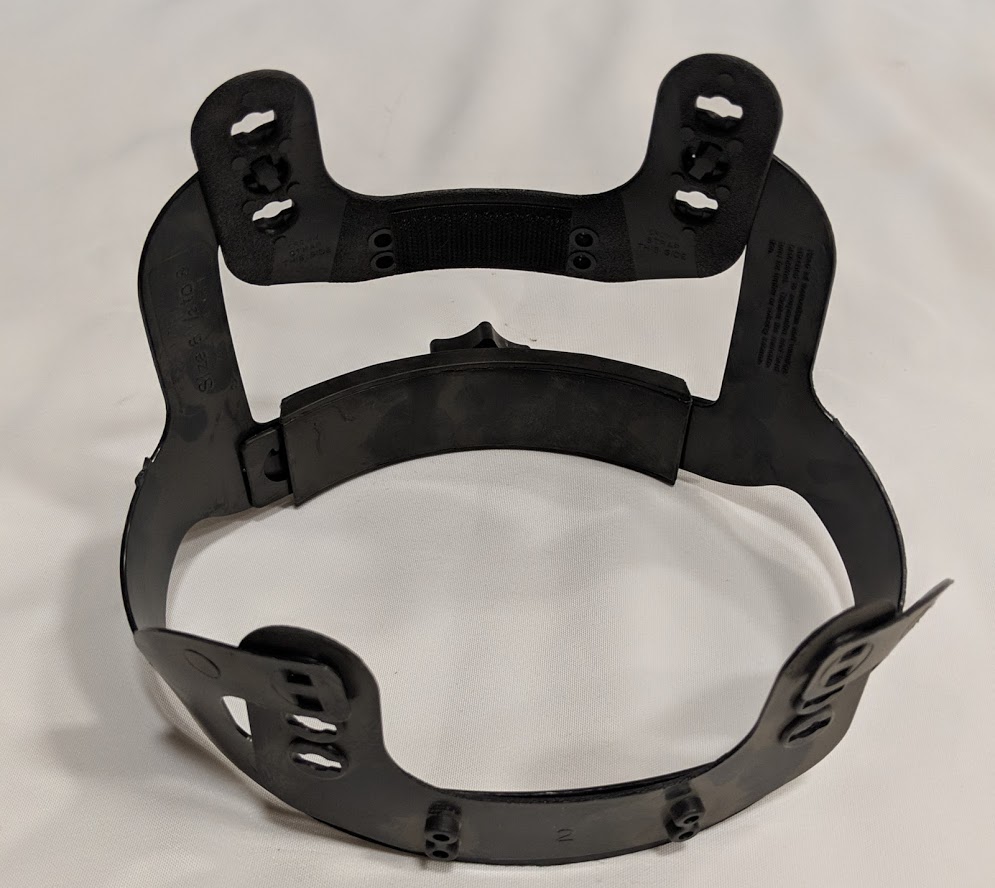 Standard Ratchet Suspension Headband with NO brow pad - for Bullard FX/PX/UST helmets *Sale*