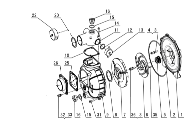 parts-13hp Frontier Pump