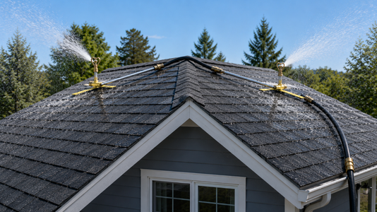 Butterfly Roof Protection Sprinkler Package