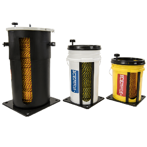 [710005092] Tether Line Rope and Reel - Ice rescue systems (200ft Yellow/Red)