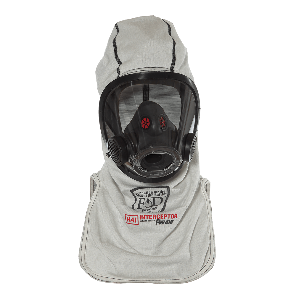 Fire-Dex H41 Full Coverage Interceptor Hood w/ Stedair PREVENT CLEAR