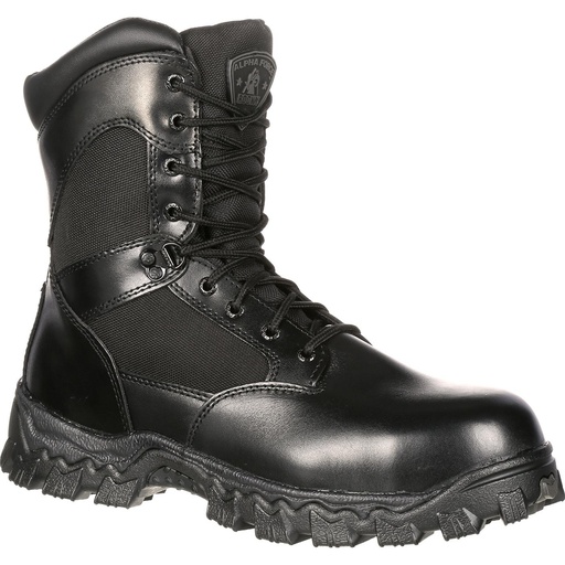 [P-10413] Rocky AlphaForce Zipper Composite Toe Public Service Boot - FQ0006173 (specify size)