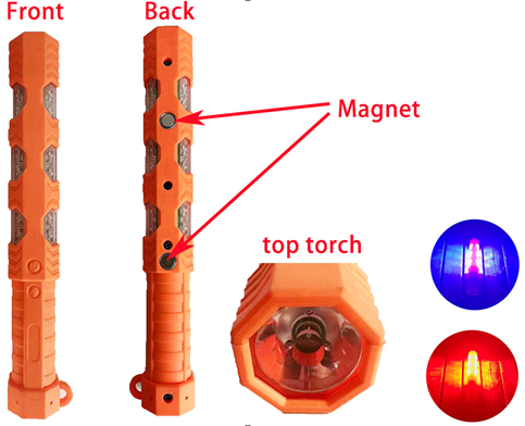 [P-10939] Frontier Multi Function Traffic Baton/Wand