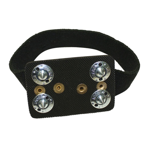 [628233800138 (111025150)] Rubber Strap Ice Cleats w/ 4 spikes