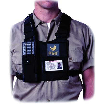 [767719016004 (526311631)] Radio Chest harness, Black - PMI