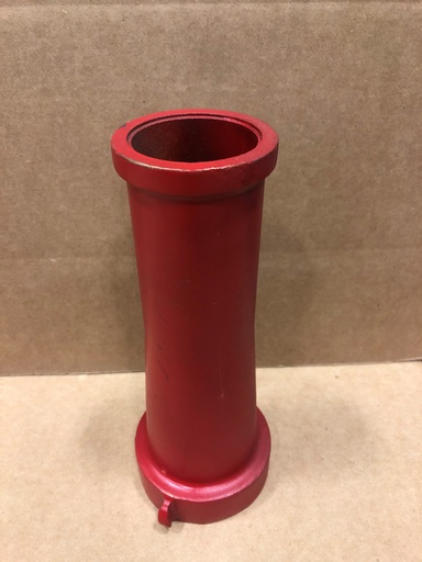 [622010100] HB 200 flow nozzle 2 1/2" W/2" orifice tip br, for flow tests *Sale*