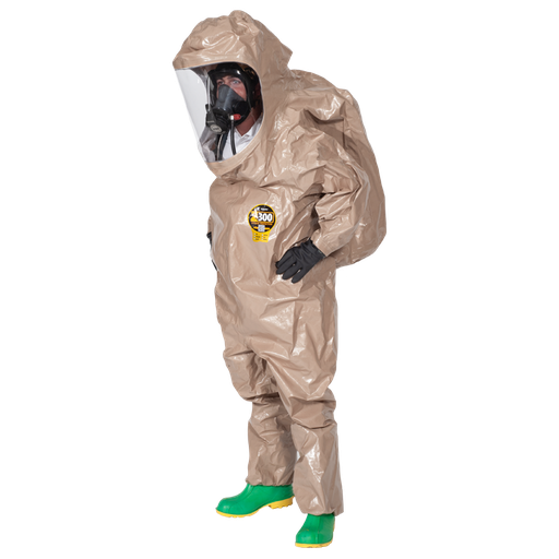 [P-7277] Kappler Zytron 300 Fully Encapsulating (Splash) Suit - Rear Entry