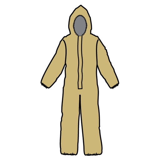 [P-7281] Hazmat Suit Level B Coverall - Kappler Zytron 300