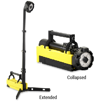 [080926456808 (P-7372)] Streamlight 45680 Rechargeable Portable LED Scene Light EXT - Yellow 5,300 lumens
