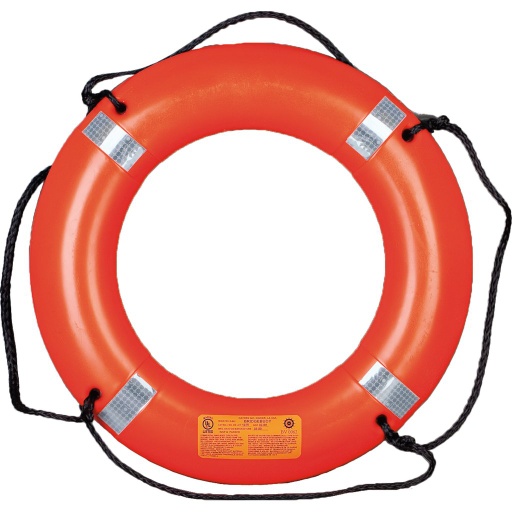 [062533141186 (P-7633)] Mustang 30" Ring Buoy with Reflective